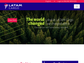 'latamcargo.com' screenshot