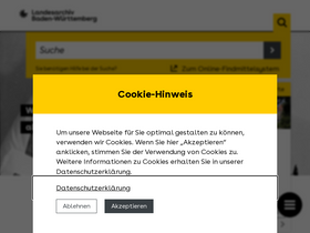 'landesarchiv-bw.de' screenshot