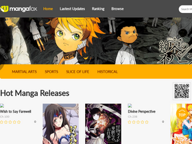 'mangafox.la' screenshot