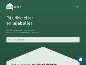 'boligzonen.dk' screenshot