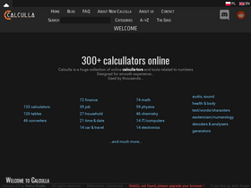 'calculla.com' screenshot