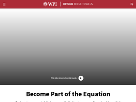'wpi.edu' screenshot