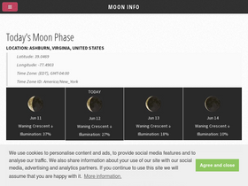 'mooninfo.org' screenshot