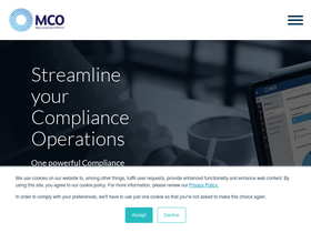 'mycomplianceoffice.com' screenshot