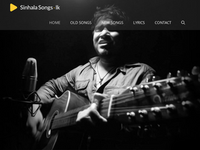 'sinhalasongs.lk' screenshot