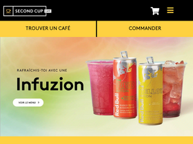 'secondcup.com' screenshot