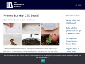 'knowledgeburrow.com' screenshot