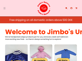 Jimbo’s Universe homepage screenshot