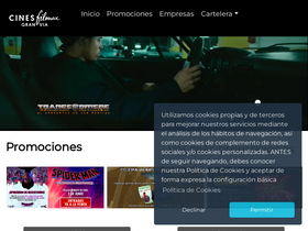 'cinesfilmax.com' screenshot