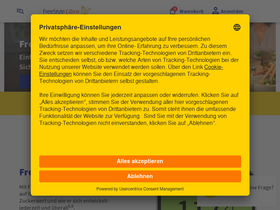 'freestylelibre.de' screenshot