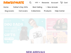 'pawsionate.com' screenshot