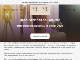 Vic & Lalou website screenshot