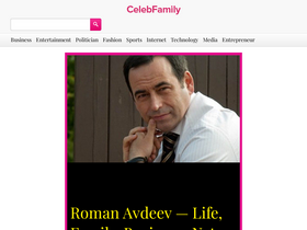 'celebfamily.com' screenshot
