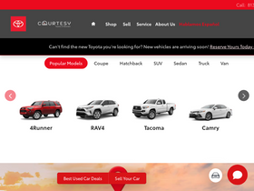 'courtesytoyota.com' screenshot