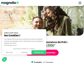 'magnolia.fr' screenshot