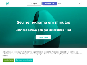 'hilab.com.br' screenshot