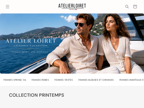 Atelierloiret homepage screenshot