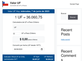 'valor-uf.cl' screenshot