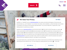 'humanappeal.org.uk' screenshot