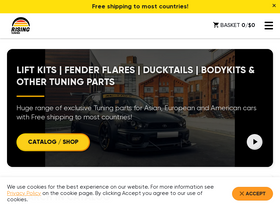 'risingtuning.com' screenshot
