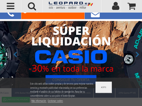 'leopard.es' screenshot