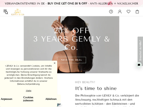 gemlyandco.com homepage screenshot