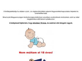 'ferfiakjatekboltja.hu' screenshot