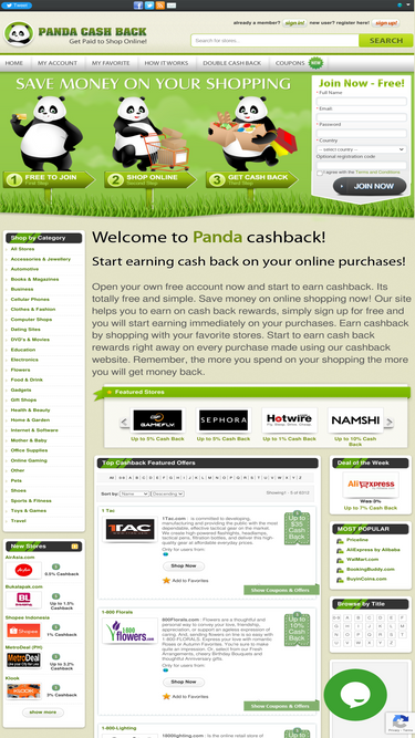 pandacashback.com