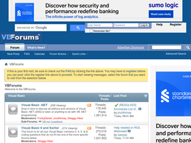 'vbforums.com' screenshot
