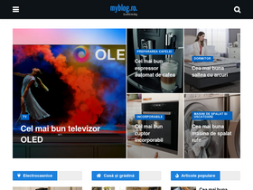 'myblog.ro' screenshot