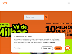 'smiles.com.br' screenshot