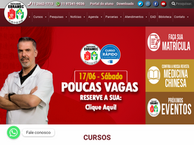 'ebramec.edu.br' screenshot