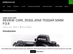 'phillipreeve.net' screenshot