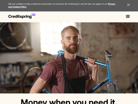 'creditspring.co.uk' screenshot