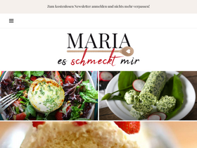 'mariaesschmecktmir.com' screenshot
