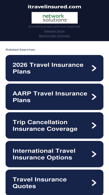 itravelinsured.com