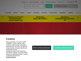 'jdsports.fi' screenshot