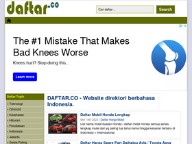 'daftar.co' screenshot