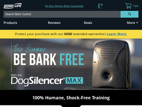 'ultimatebarkcontrol.com' screenshot