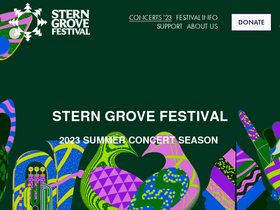 'sterngrove.org' screenshot