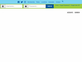 'whiteeaglecu.com' screenshot