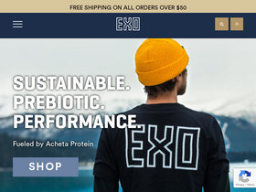 exoprotein.com homepage screenshot