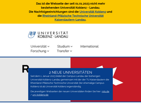 'uni-koblenz-landau.de' screenshot