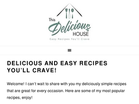 'thisdelicioushouse.com' screenshot