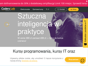 'coderslab.pl' screenshot