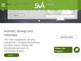 'svasg.ch' screenshot
