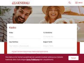 'generali.com.tr' screenshot