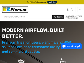ezplenum.com homepage screenshot