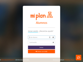 'miplana.mx' screenshot
