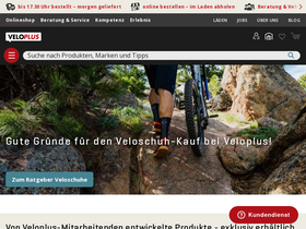 'veloplus.ch' screenshot